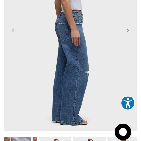 Hudson Jeans Rylee Low-Rise Radical Loose Jean Women's Size 25 - Picture 10 of 16